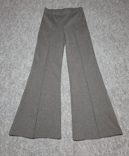 Quince Women's Dress Pants -Small Gray - Wide Leg Pull On Stretch Office Career