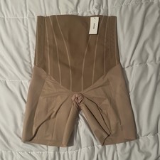 Spanx NWT $78 Sculpting High Waisted Mid Thigh Short Nude, XL (a28)
