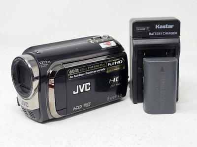 JVC Everio HD Camcorder Gz-HD300BU 20x w/ Battery / Charger