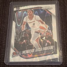 2025 Panini Prizm WNBA- White Seismic #98 Monique Akoa Makani RC- Mercury