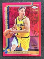 T.J. Mcconnell 2025-26 Topps Chrome Magenta Refractor Base /399 #11