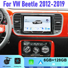 9 6128gb For Vw Beetle 2012-2019 Car Radio Carplay Android 15 Fm Bt 2din Gps