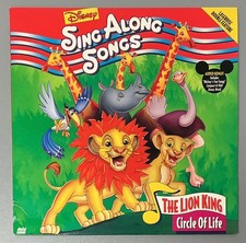 Sing Along Songs The Lion King Circle Of Life Laserdisc 1992