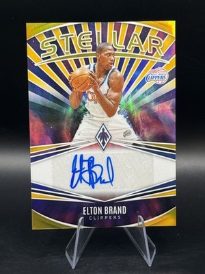 2023-24 Panini Phoenix - Stellar Signatures Elton Brand #SS-EBR Gold /10 (AU)