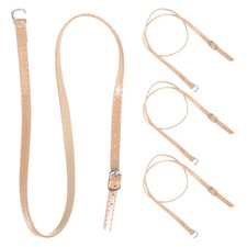 2 Pairs Pu Adjustable Detachable Shoe Straps Anti Slip For Heels