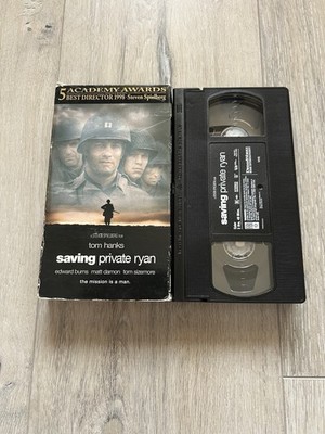 Saving Private Ryan VHS  Movie 1999 Tom Hanks Blockbuster Copy - Tested
