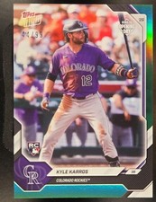 2026 Topps Now Road to Opening Day Kyle Karros #OD-261 Green Foil /99 RC Rockies