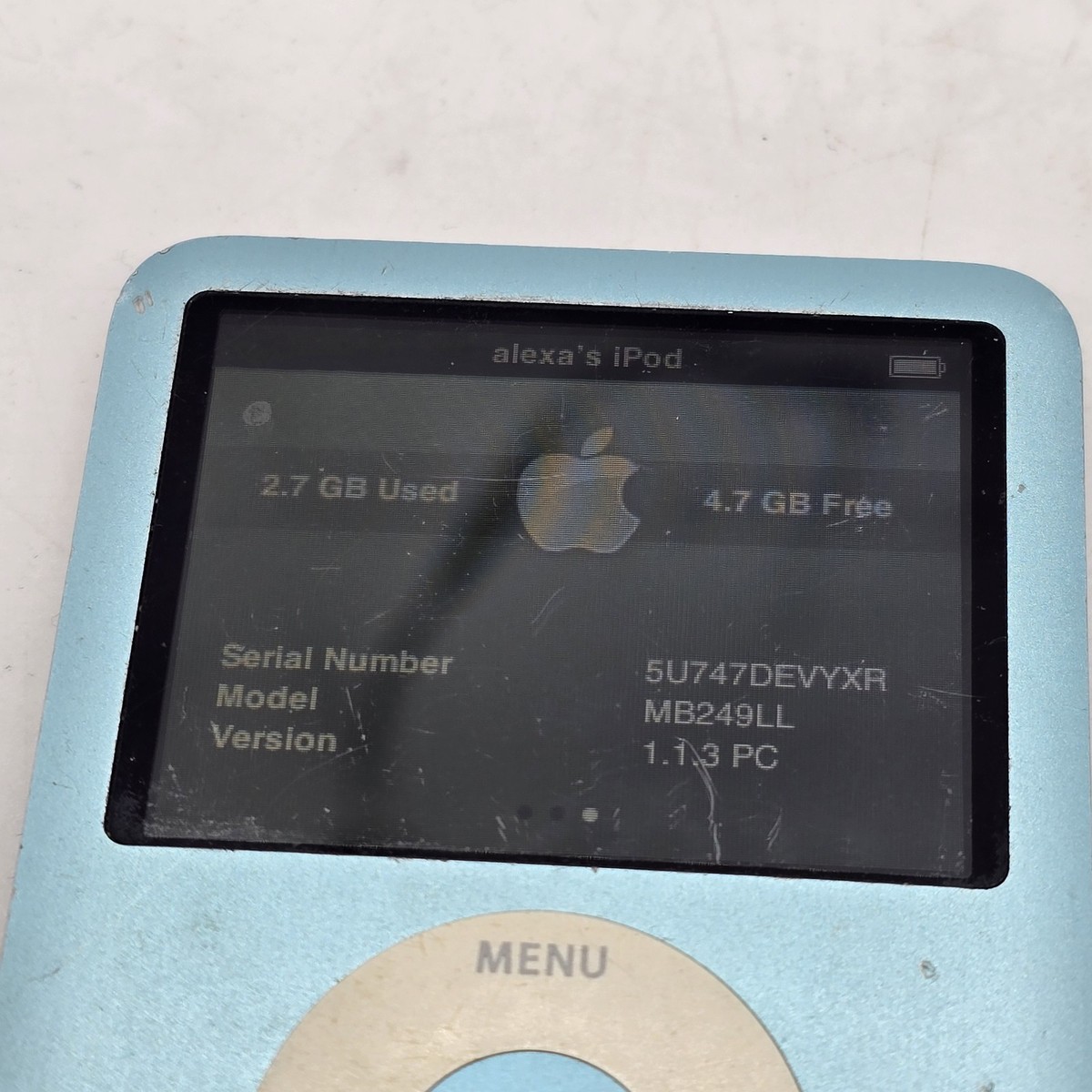 iPod A1136/A1236/A1285/A1320/A1238 (未確認) Working* Apple iPod Classic 160GB A1238 Silver | eBay