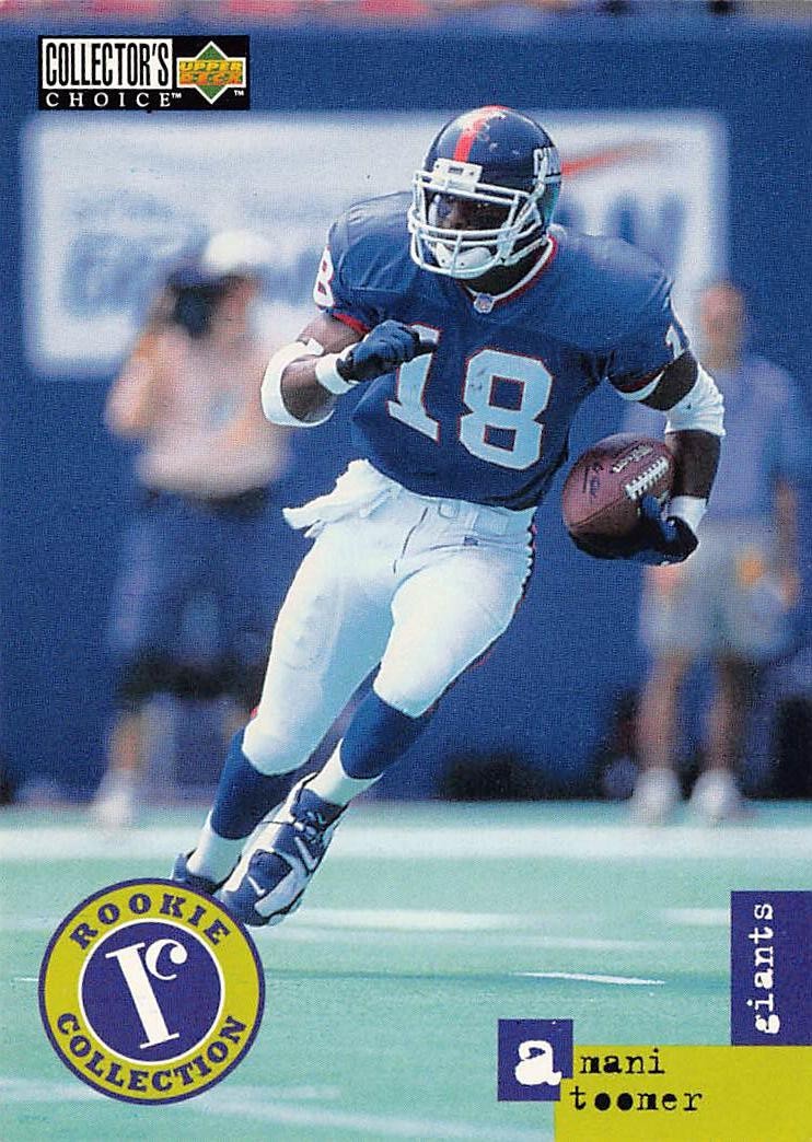 Amani Toomer Collectors Choice Update #U52 Base