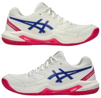 Asics Gel Dedicate 8 Tennis Shoes Women's White  1042A235-105 New Authentic
