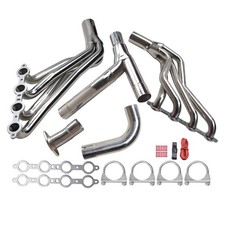Long Tube Headers Fit For 99-06 Chevy Gmc Sierra Silverado 4.85.36.0 W Y Pipe