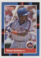 1988 Donruss Rafael Santana (Solid Blue Upper Left Corner) #633 to3