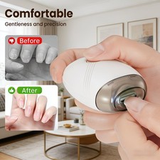 Electric Nail Grinder LED Automatic Trimmer Toe Cutter USB Rechargeable Portable