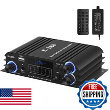 4 Channel Bluetooth 5.0 Stereo Amplifier 50Wx4 HiFi Power Amplifier, 1200W Max U