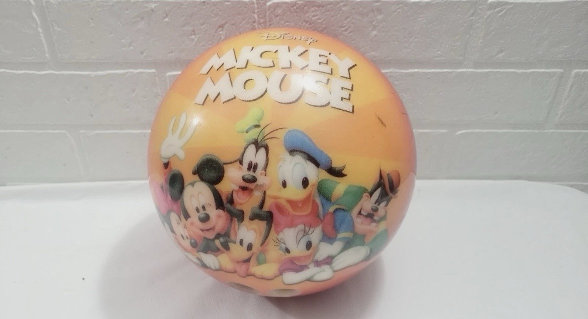 Mickey Disney Bowling Ball 13.5lb MultiColor Cosmic Bowling 