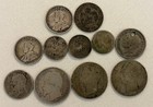 World Silver Coin Lot Low Grade Or Damaged — photo 1