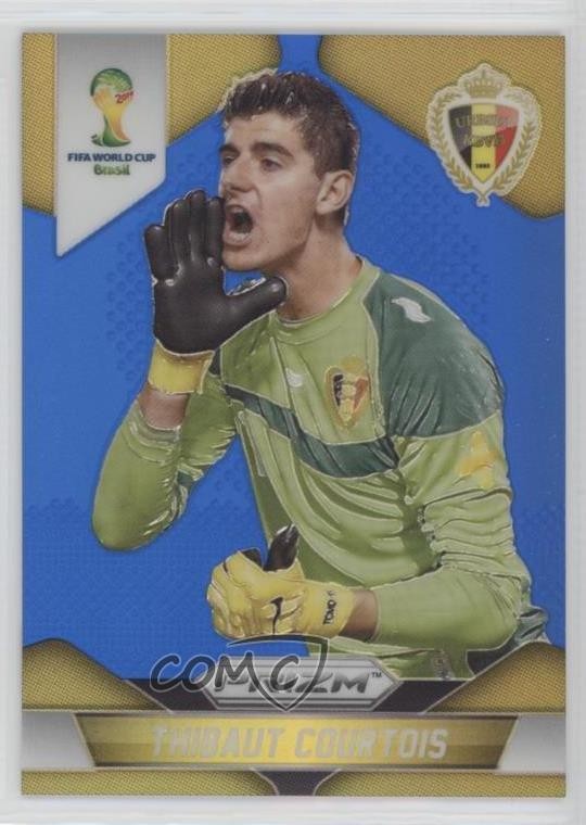 2014 Panini Prizm World Cup Blue Prizm 98/199 Thibaut Courtois #18 07vd