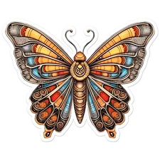 Butterfly - Vinyl Decal Sticker - Car Window Laptop - ebn9665