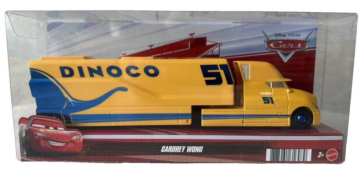 Disney Cars CARDREY WONG CRUZ RAMIREZ HAULER DINOCO #51 YELLOW