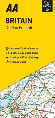 AA Road Map Britain (Map) AA Road Map Britain