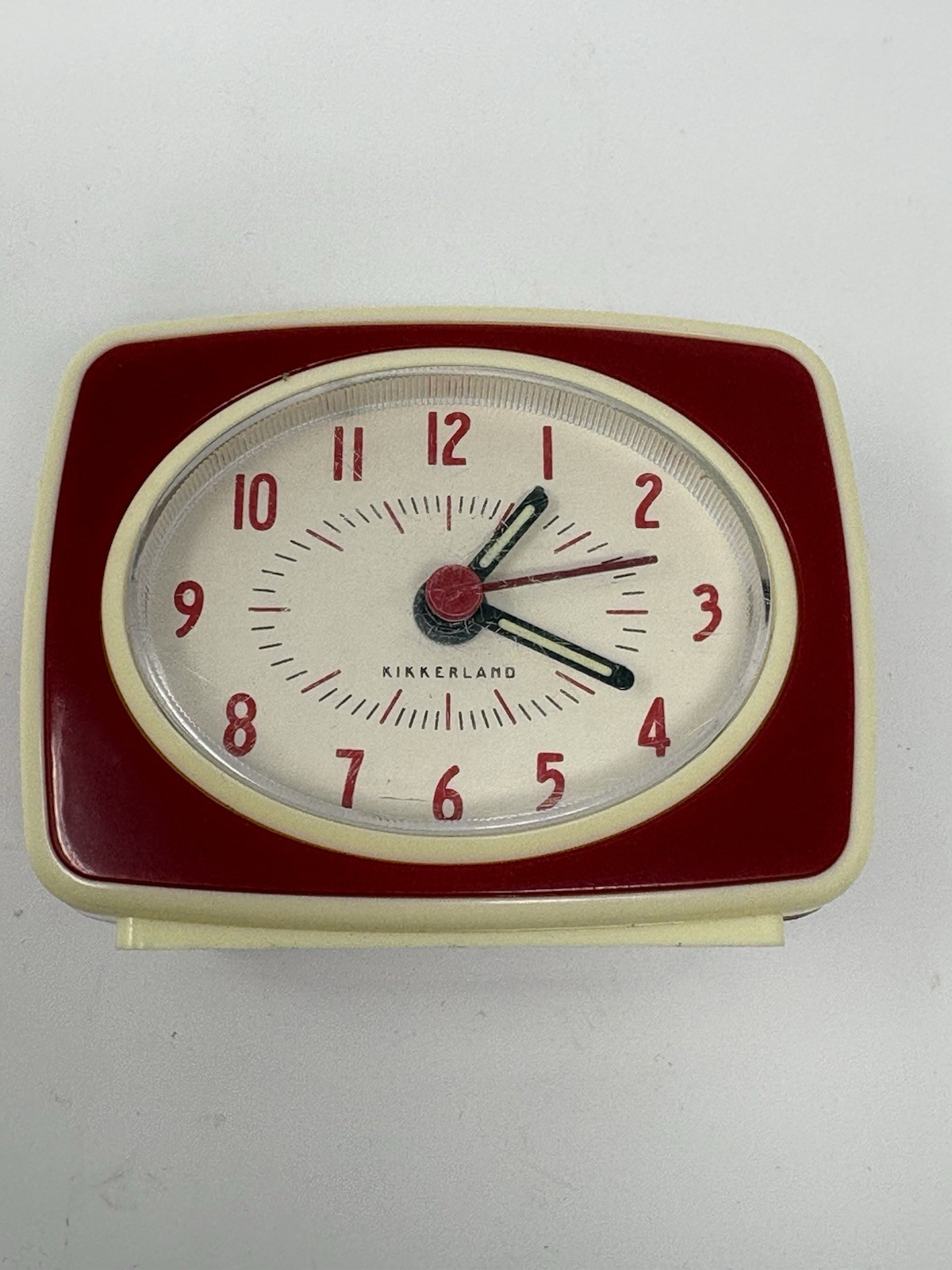 Vintage Kikkerland Red Alarm Clock