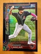 2025 Topps Series 2 Black HoloFoil /10 Jordan Lawlar Diamondbacks SSP Rare