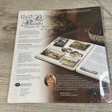 New Creative Memories 12x12 Page Protectors 15 Sheets  1 bonus sheet 2001
