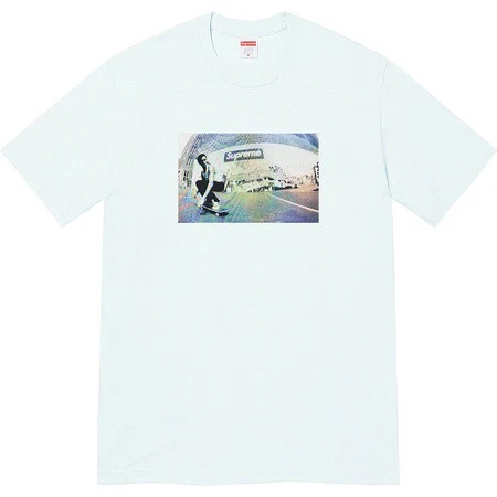 Supreme Dylan Tee bleu pâle grand Supreme Dylan Reader T shirt BOÎTE LOGO boîte logo