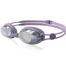 Swim Goggles Swipe Anti-Fog REVO Mirrored Lens No Leak UV Protection for Comp...