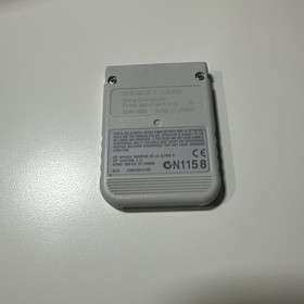 Playstation 1 PS1 Official OEM 15 Block Memory Card SCPH-1020 White TESTED