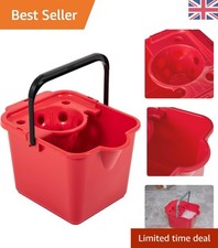Efficient Ruby Red 12L Mop Bucket & Wringer &ndash; Durable Cleaning Essential