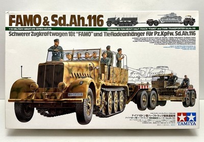 Tamiya 35246 1/35 Sd.Kfz.9 Famo Half-Track & Sd.Ah.116 Tank Transporter w/Extras