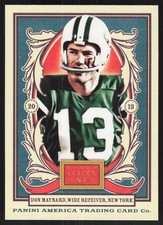 2013 Panini Golden Age Don Maynard #107 New York Jets