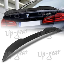 For 2017-2023 BMW 5-Series G30 G38 W-Power Unpainted Black  Rear Trunk Spoiler