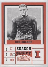 2017 Panini Contenders Draft Picks Season Ticket Red Grange #83 HOF 1u6