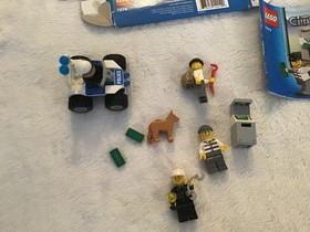 Lego City Police Dog Unit and Mini Figure Collection (7285 & 7279)