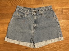 Vintage Levis 954 Regular Fit jean Shorts Women Sz 9 Orange Tab USA Made