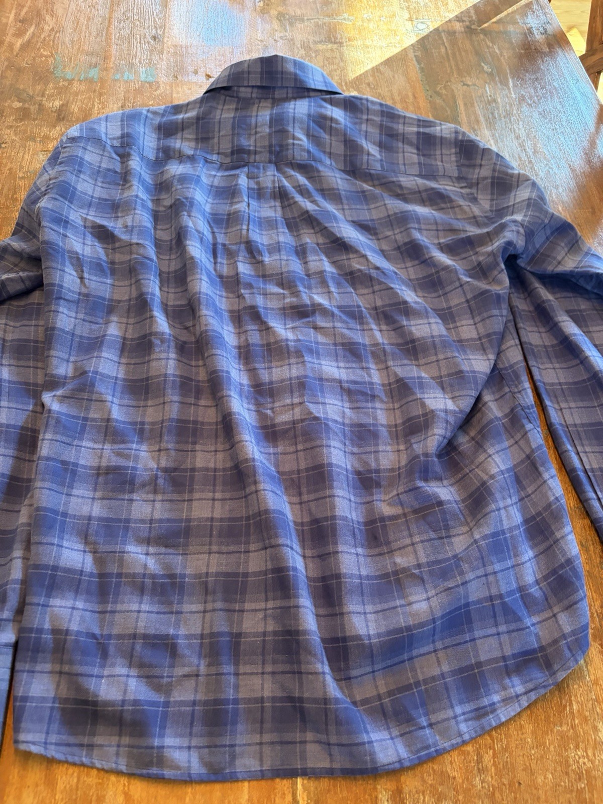 Men’s Peter Millar Blue Button Down Medium - image 10