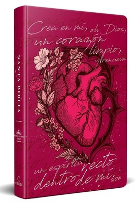 Biblia Reina Valera 1960 letra grande, tapa dura, tamao manual corazn (rosada) /