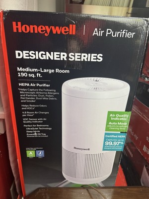 Honeywell Designer Series Hepa Air Purifier Medium Large Room Ships Fast
