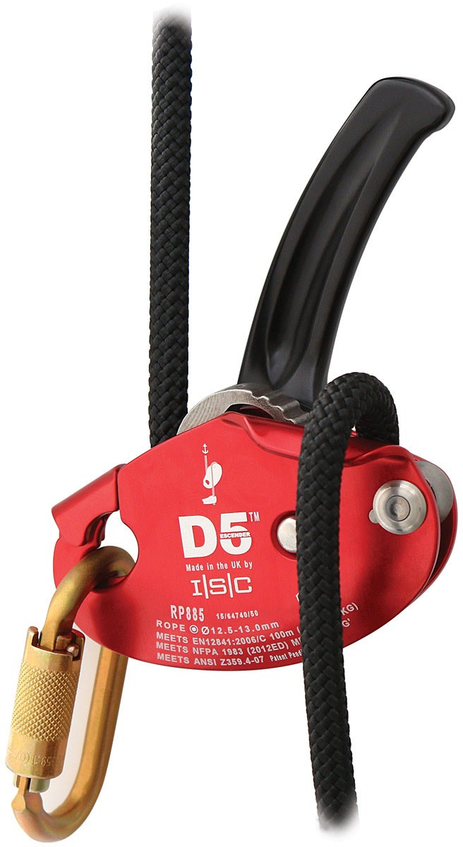 Isc D5 Work Rescue Descender with Double Safety Locking NFPAANSI Certified 55090₽