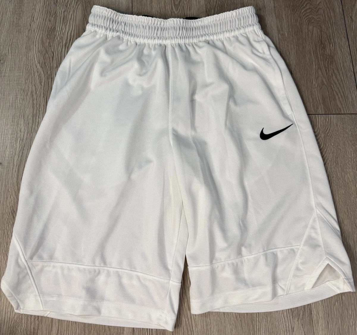 Nike Men’s Dri-Fit Icon Basketball Shorts Size Small White New