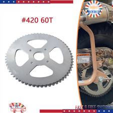 Rear Sprocket 420 60T 4 Hole For Coleman BT200X CT200U CT200U-EX Mini Bikes