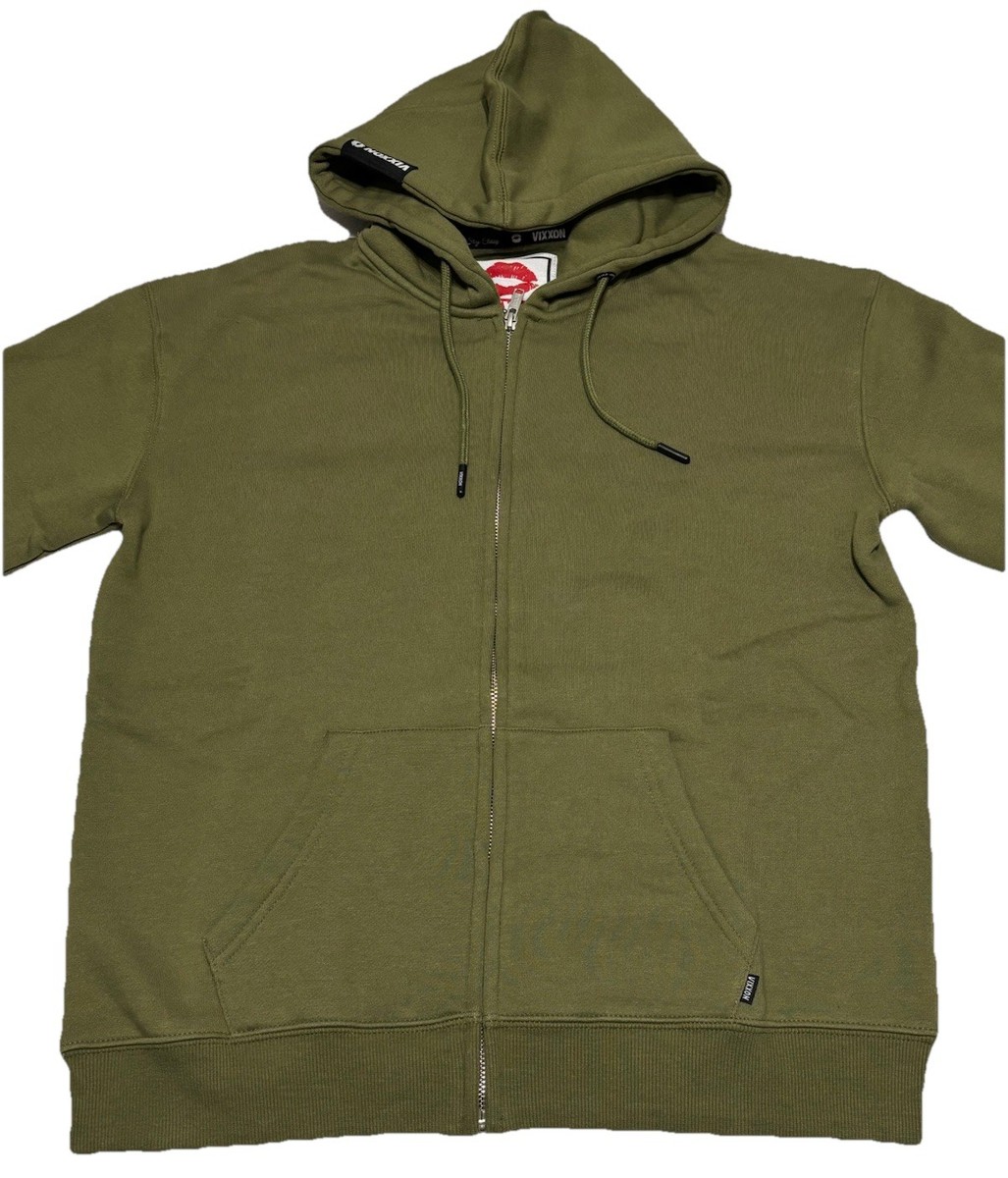 Vixxon By Dixxon Hoodie Womans Medium Full Zip Sweatshirt Stay