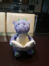 Cuddle Barn Dalton The Storytelling Dragon Plush Lights Up/Moves/Reads 5 Stories
