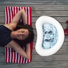  Inflatable Foot Bath for Pool Inflatable Foot Soaking Basin Inflatable Foot