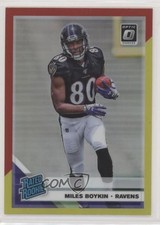 2019 Panini Donruss Optic Rated Rookie Red & Yellow Prizm Miles Boykin #180 uk2