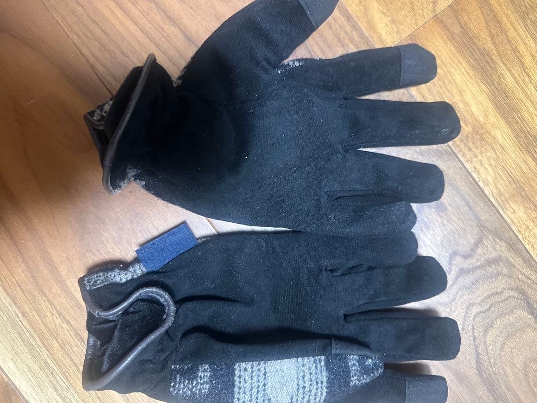 Pendleton Wool Blend Geometric Pattern Gloves Bla… - image 2