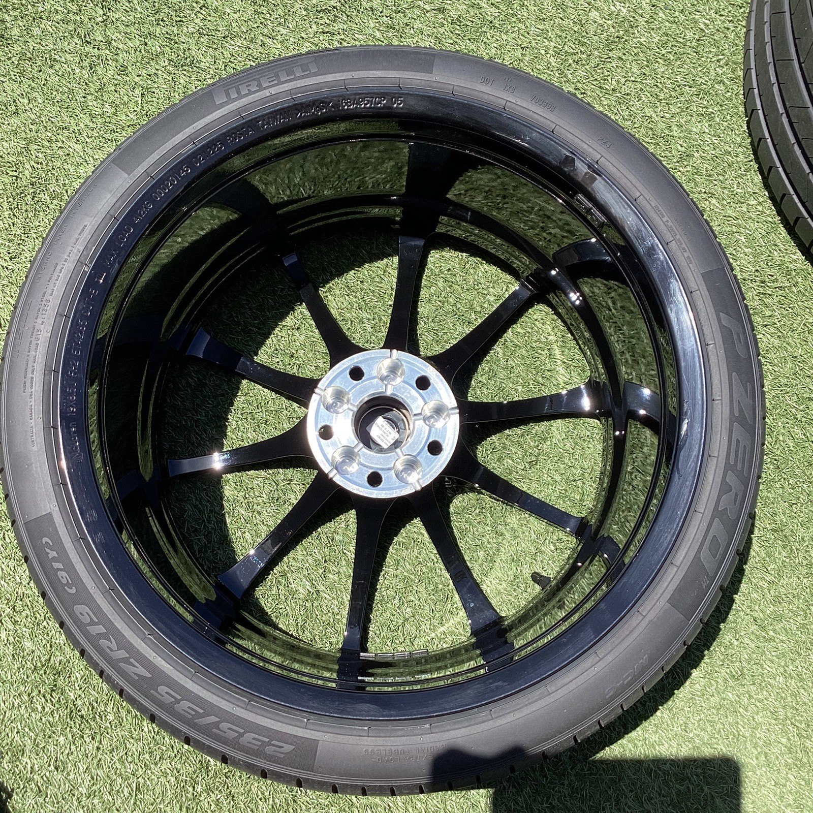 19 MCLAREN ARTURA WHEELS RIMS OEM SET OF 4 GLOSS BLACK
