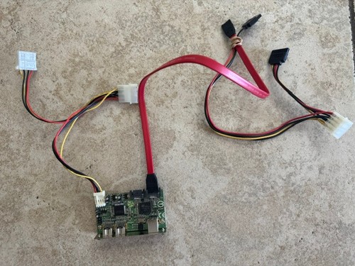Used FireWire800/USB To SATA Bridge with 2 power and SATA Cables